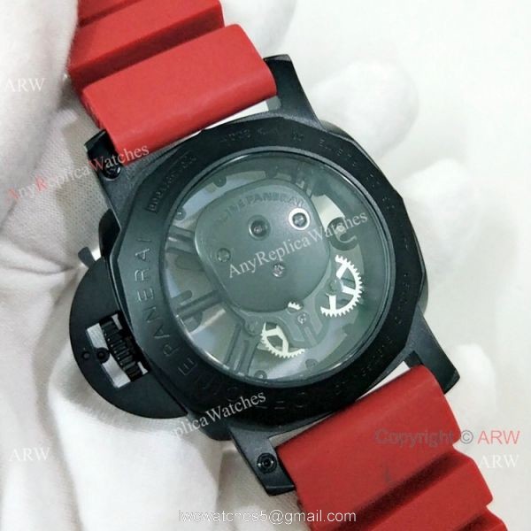 2019 New Panerai Radiomir Lo Scienziato Watch Black Case Skull Face 2
