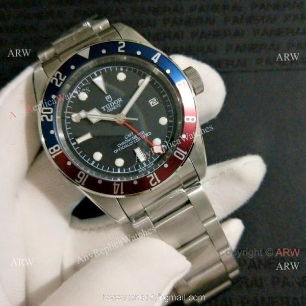 Best Quality Tudor Black Bay GMT Watch Pepsi Bezel Black Dial 2