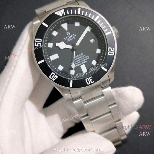 Best Quality Tudor Pelagos Stainless Steel Black Dial Watch 42mm 2