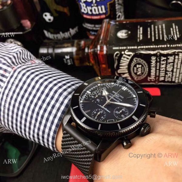 Replica Breitling Superocean Chronograph Men Watch All Black 2