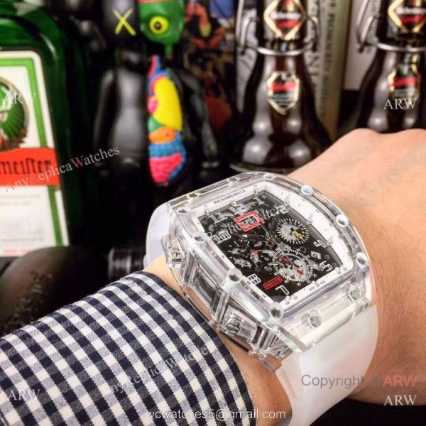 New Richard Mille RM 011-FM Skeleton Transparent Watch Best Replica Watches China Dealer 2