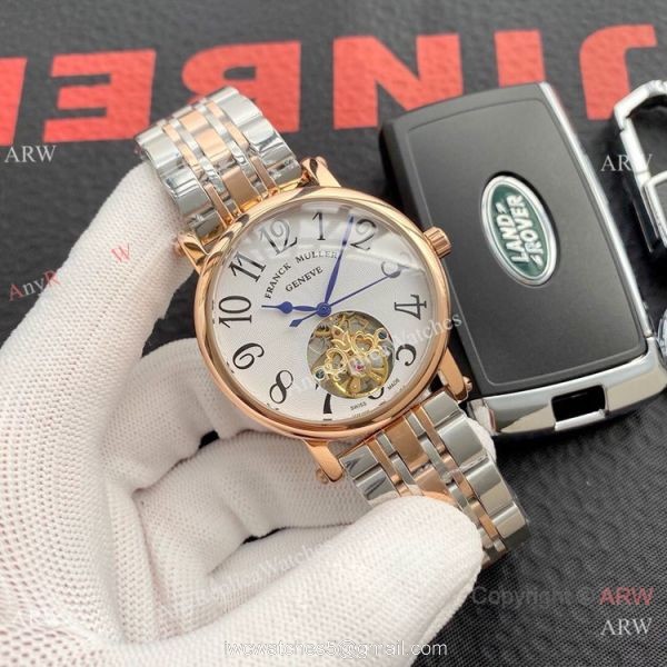 Copy Franck Muller Geneve Tourbillon Men Watch Stainless Steel 2