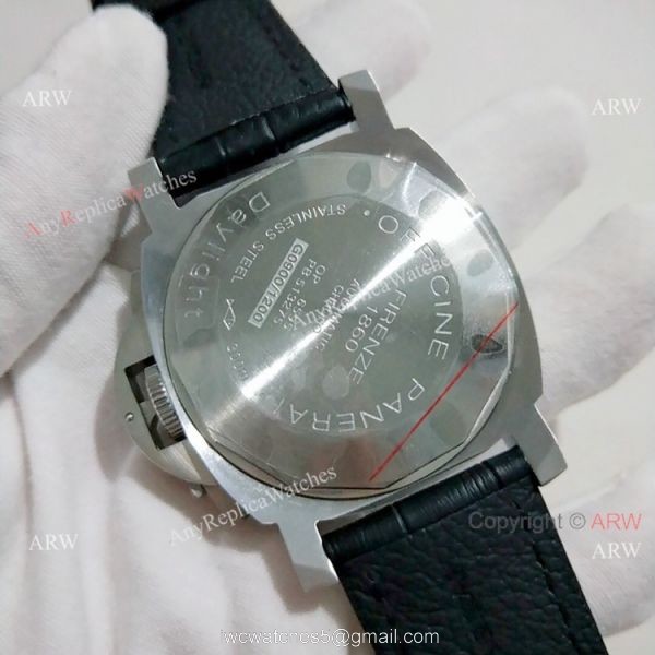 Panerai Luminor Daylight Automatic Watch SS Black Dial 2