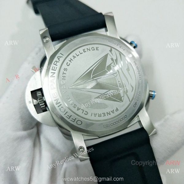 2019 Copy Panerai Luminor PCYC Flyback PAM764 Watch SS Green Marker 2