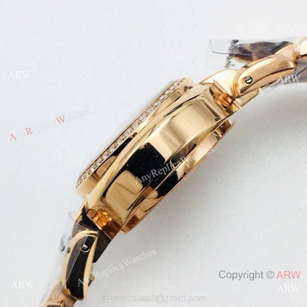 VSF Swiss Replica Longines PrimaLuna Lady Watch Rose Gold Diamond Bezel 2
