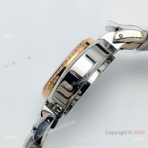 VSF 1-1 Best Edition Replica Longines PrimaLuna Ladies Watch 2 Tone Rose Gold 2