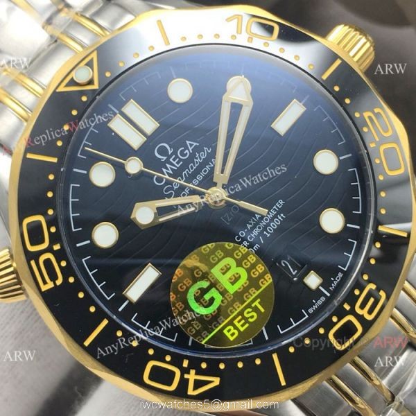 GB Factory Omega Diver 300M James Bond Watch Replica with Omega 8800 Movement 2