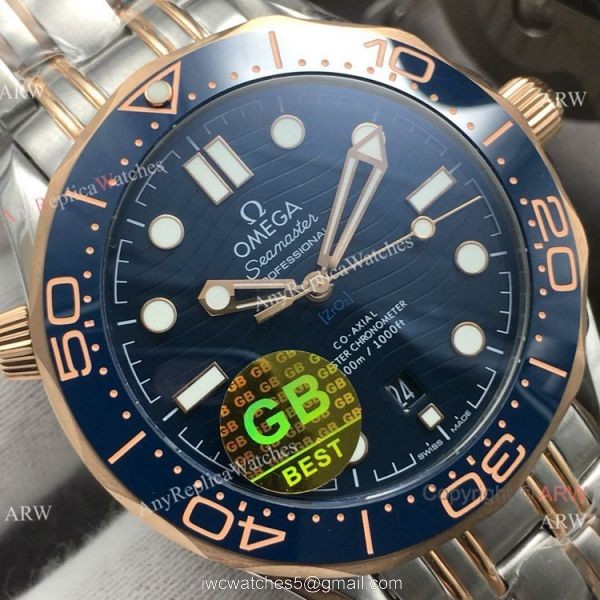 GBF Omega Diver 300M James Bond Replica Watch with Omega 8800 Movement 2
