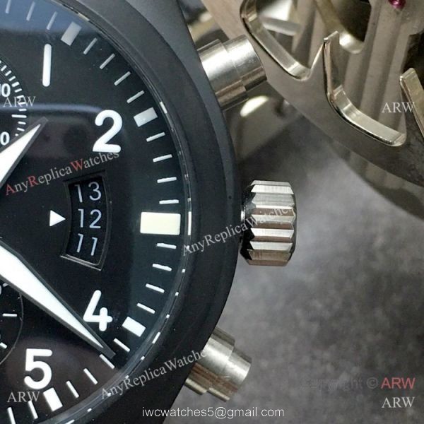 (GB) Copy IWC Pilot Chronograph Top Gun IW388007 Swiss 7750 Watch 2