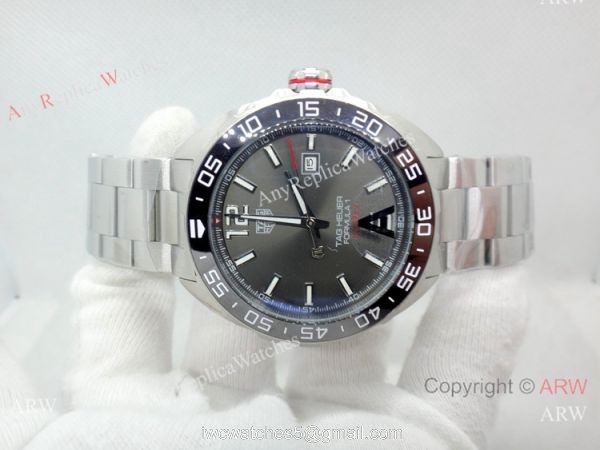 Replica TAG Heuer F1 Formula 1 Calibre 5 Watch Stainless Steel Gray Dial 2