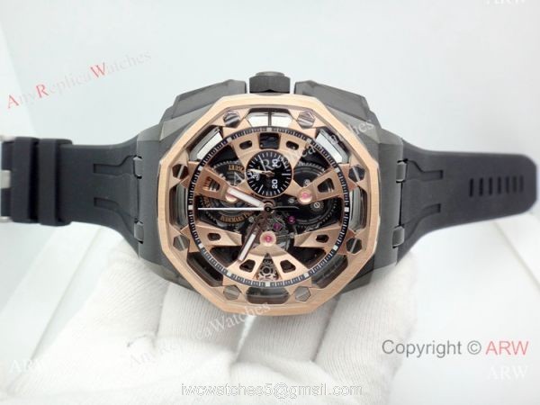 New Audemars Piguet Royal Oak Offshore Limited Edition Watch Rose Gold Bezel 2