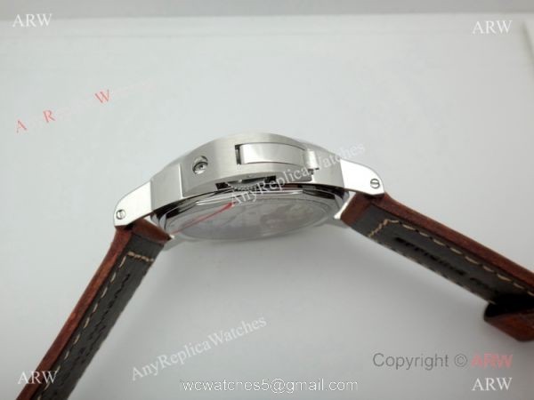 Swiss Replica Panerai Luminor Marina Acciaio PAM 111 Watch SS Green Markers 2