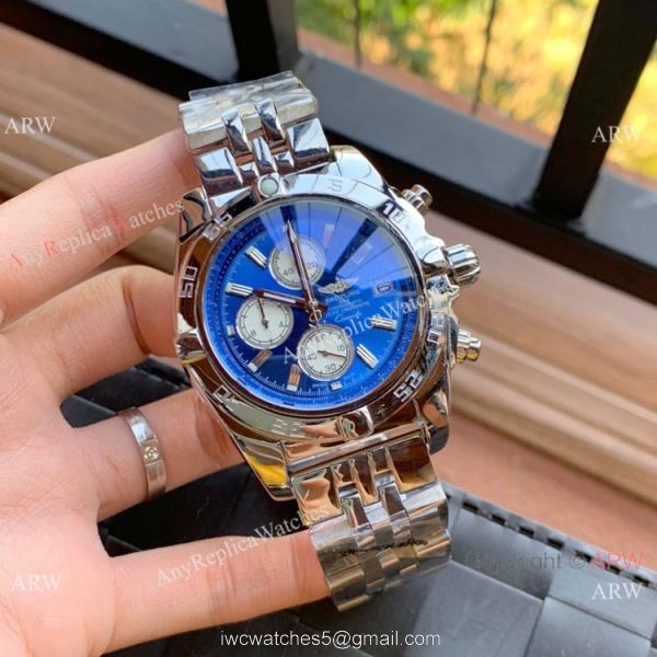 Top AAA Replica Breitling Chronomat Chronograph Watches Ss Chocolate Face 2