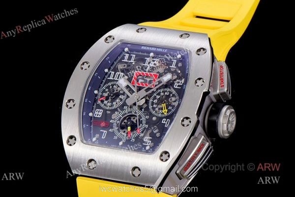 KV Factory Replica Richard Mille RM011-FM Black Kite Flyback Chronograph Watch 2