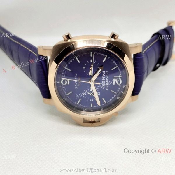 New! AAA Copy Panerai Luminor Yacht Challenge Flyback Watch Rose Gold 2