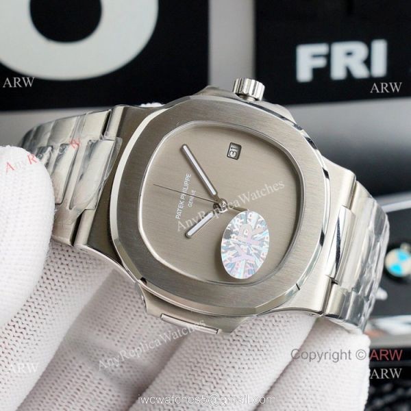 New! Copy Patek Philippe Nautilus Watch Onyx Dial Stainless Steel 2