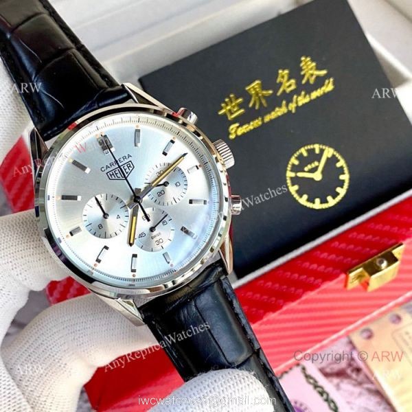 High Quality Copy Tag Heuer Carrera Rose Gold Watches Men 2