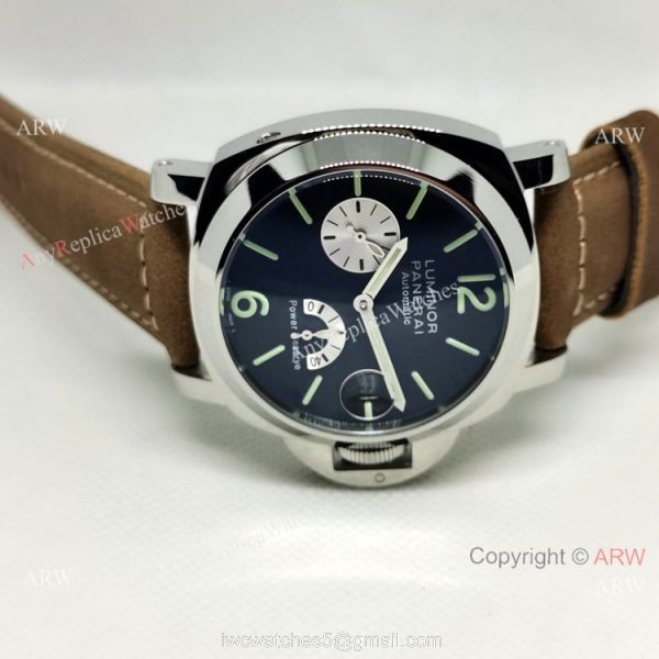 Clone Panerai Luminor Power Reserve PAM00171 Watch 44mm SS Black Dial 2