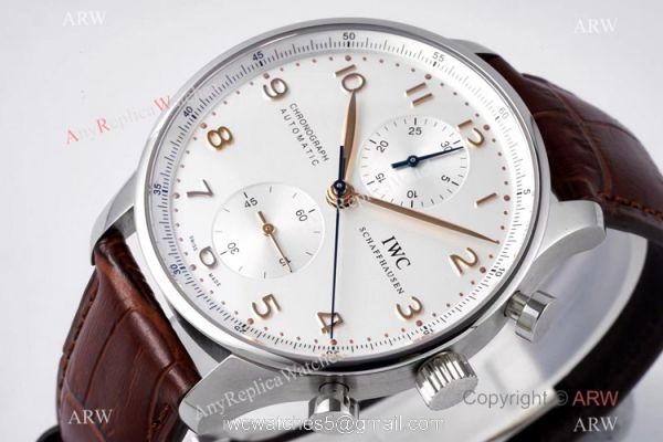 Swiss Grade One IWC Portuguese ZF Factory V2 7750 Chronograph Watch High-end Replica 2