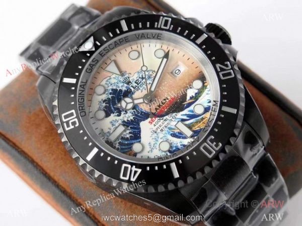 ROF New! Rolex Blaken Sea-Dweller 43mm Watch Ceramic Bezel New Face 2