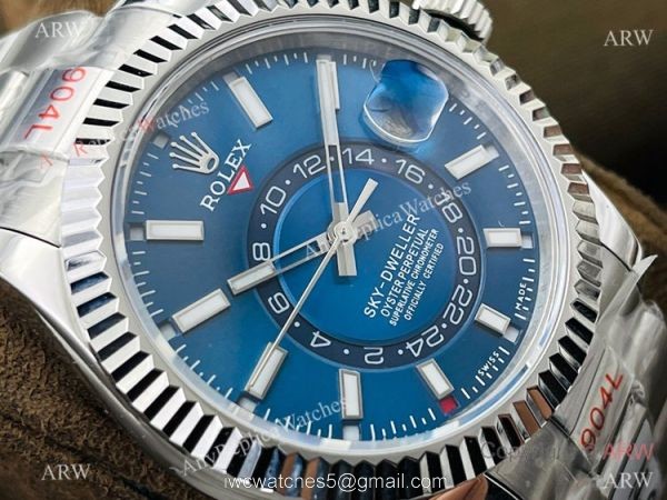 DR Factory Rolex Sky-Dweller Blue Dial 42mm Watch Grade 1A Rolex 2