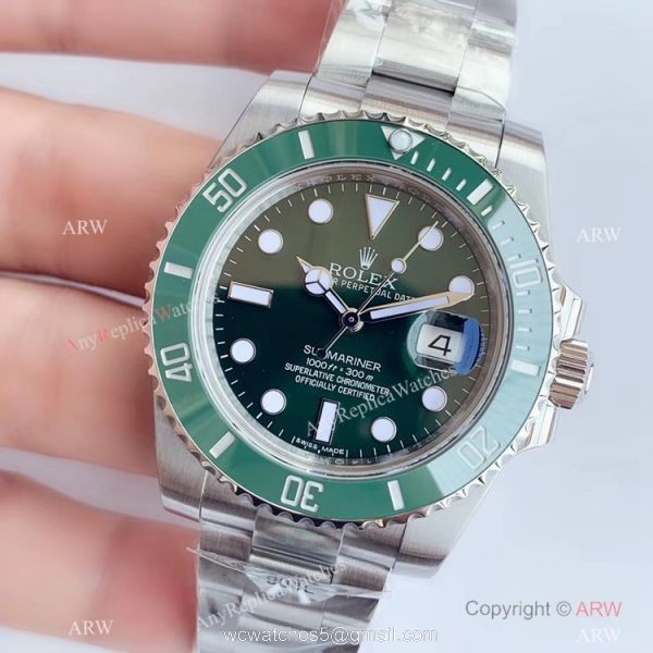 Swiss Grade Rolex Submariner AR Factory V3 Swiss 2824 Watch Rolex Hulk Replica 2