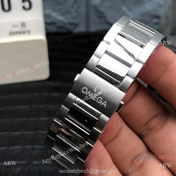 (VS) Swiss Omega Seamaster 150m Aqua Terra Master Watch Stainless Steel 2