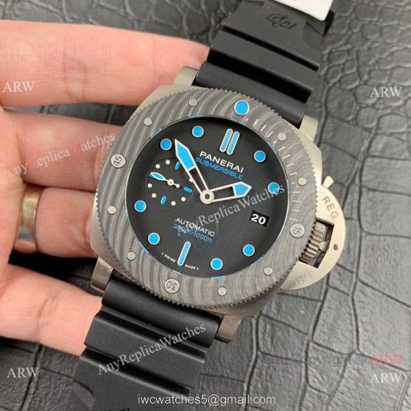 (VS) Best Replica Panerai Submersible BMG PAM 799 Watch Carbotech Bezel 2