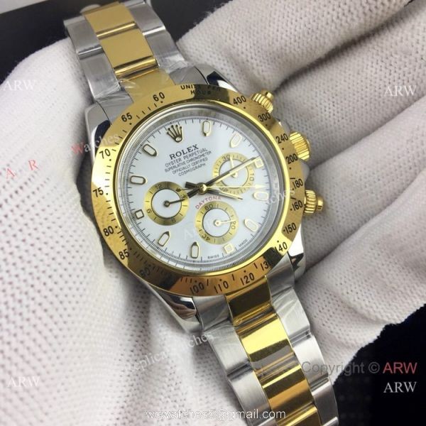 AAA Replica Rolex Daytona 40mm Watches Rose Gold Black Ceramic 2