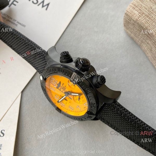 New Style Breitling Avenger Yellow Dial Chronograph Watch 2