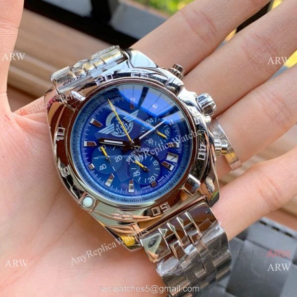 Best Quality Copy Breitling Chronomat 01 SS Case Watch 2