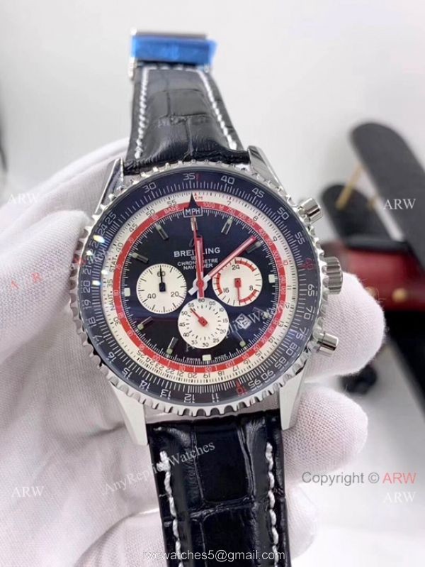 Breitling Navitimer 1 Swissair Stainless Steel Chronograph Watch 2
