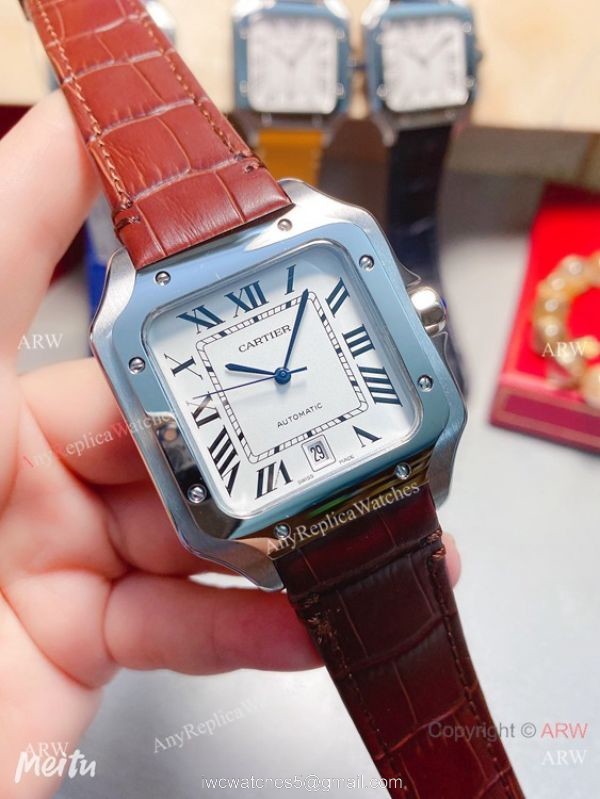 Top Replica Cartier Santos Men Watch Automatic Movement 2