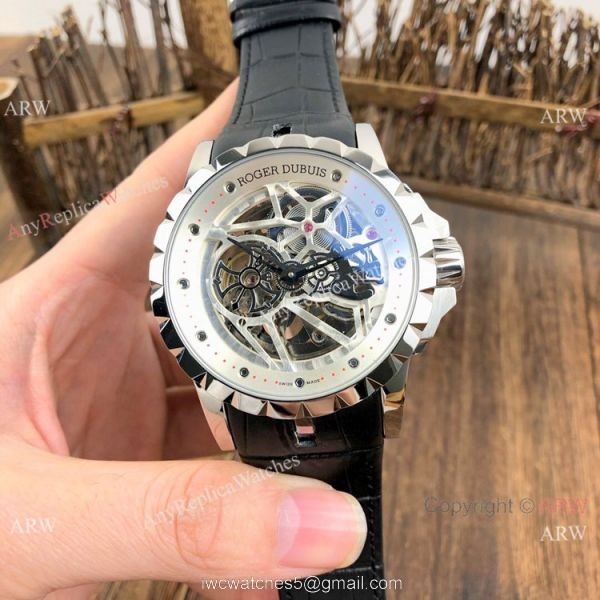 New Replica Roger Dubuis Excalibur Skeleton Watch Rose Gold Case 2