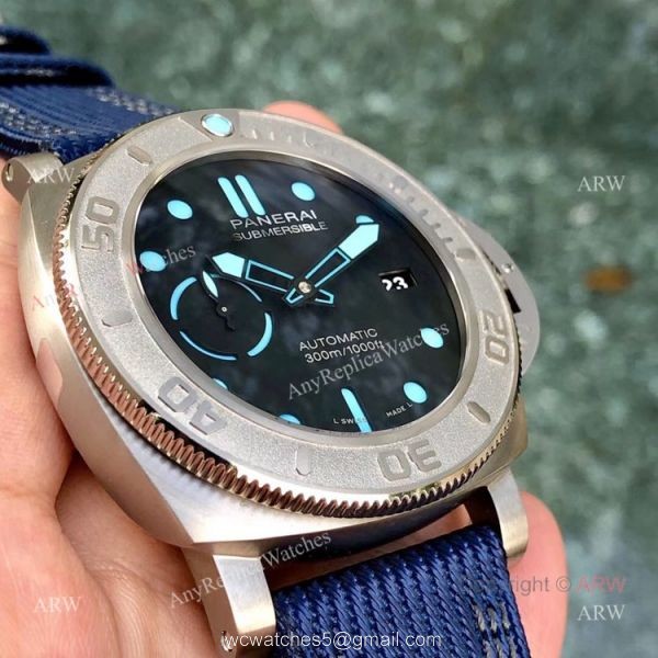 VS Factory New Swiss Copy Panerai Submersible Mike Horn Edition PAM985 47 Watch 2