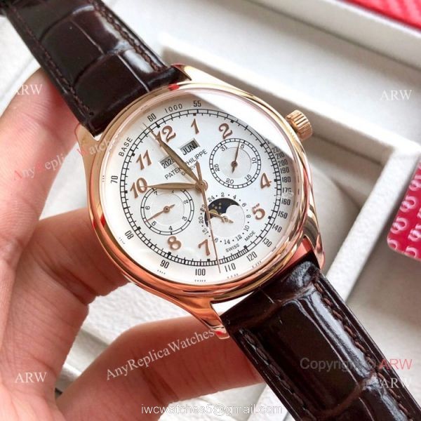 Swiss Replica Patek Philippe Base 1000 SS White Dial Watches 2