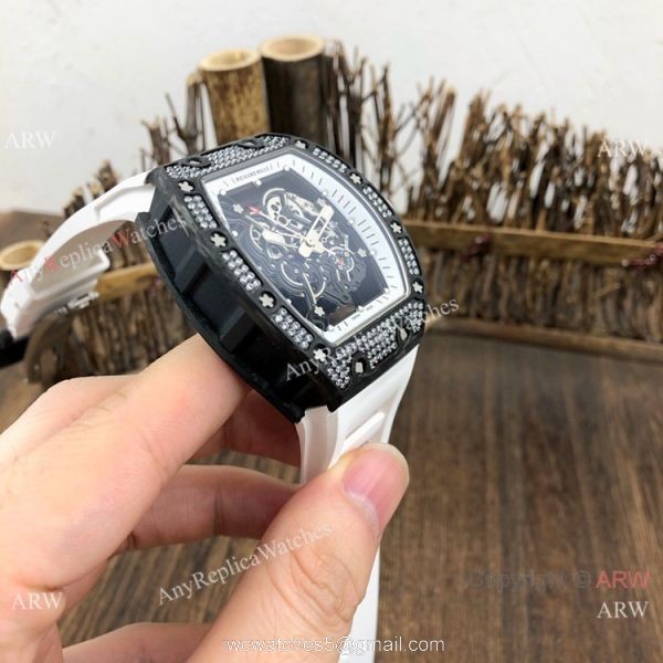 SWISS Grade Richard Mille Rm055 Black Diamond Men Watch V2 version 2