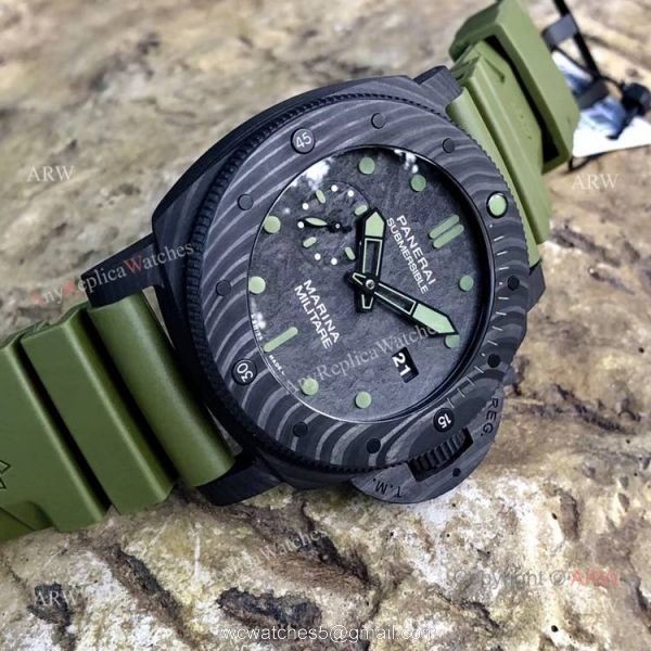New Panerai Submersible Marina Militare Carbotech PAM00961 Swiss Replica Watch-VS Factory Panerai 2