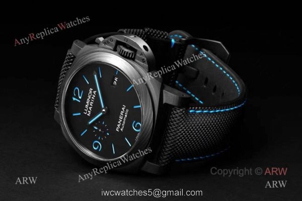 VSF New 2020 Panerai PAM01661 Luminor Marina Carbotech All Black Swiss Replica Watch 2