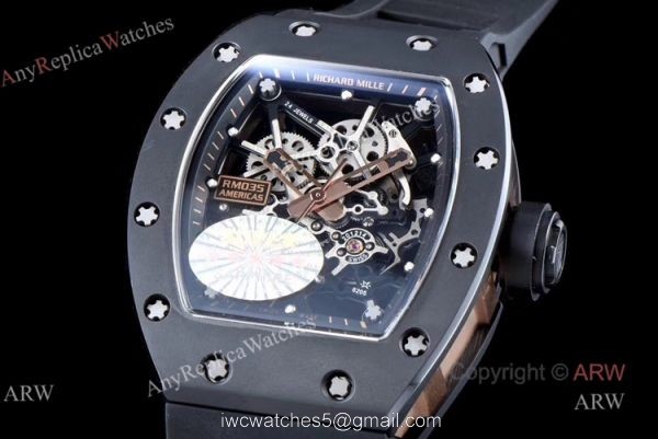 KV Factory replica Richard Mille Rafael Nadal RM035 Americas Ceramic Limited Edition Watch 2