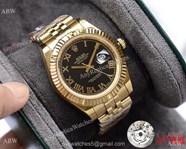 NEW UPGRADED Rolex Datejust 2 Yellow Gold Jubilee Watch AAA Replica 2
