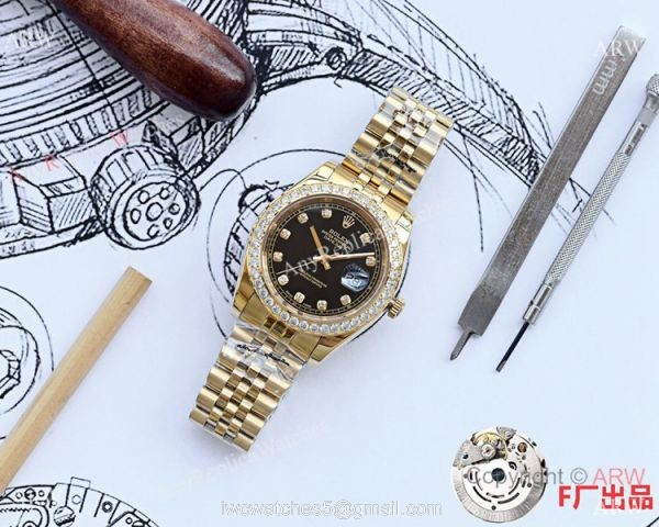 NEW UPGRADED Rolex Datejust 41mm Watches Gold Jubilee Diamond Bezel 2