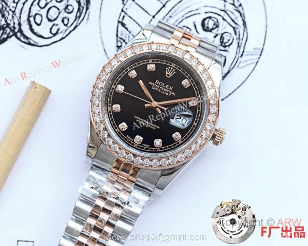 New Upgraded Rolex Oyster Perpetual Datejust II Watches 2-T Rose Gold Case 2