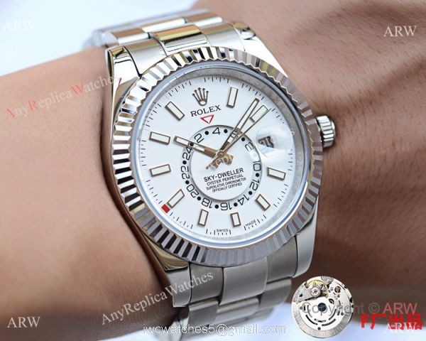 NEW UPGRADED Rolex Sky-Dweller 41mm Watches SS Blue Face 2