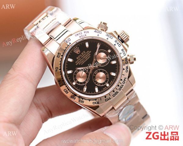Rose Gold Rolex Daytona Automatic Replica Watch 40mm 2