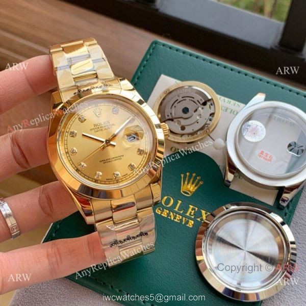 Upgraded Rolex Datejust II All Gold Oyster Watch 40mm AAA Replica 2