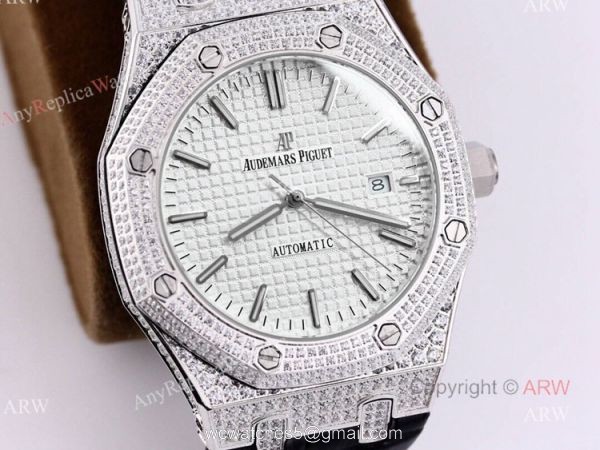 Best Audemars Piguet Replica Watches Audemars Piguet Royal Oak Diamond Automatic Watch 2