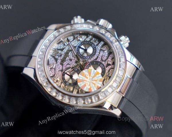 JH Factory Rolex Tiger Eye Rolex Daytona 116588 TBR Diamond Watch Replica 2