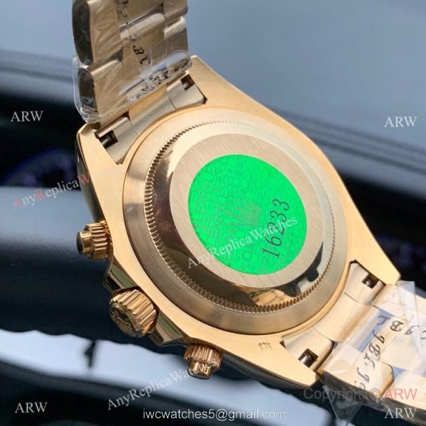 Yellow Gold Rolex Daytona Watch 43mm High Quality 2