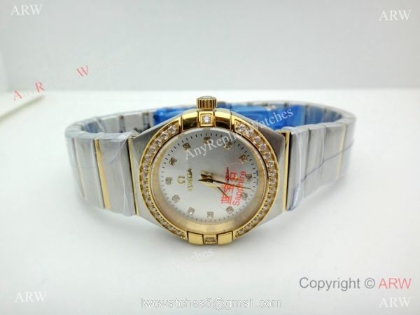 Best Copy Omega Constellation Two Tone watch Women 28mm Quartz 2